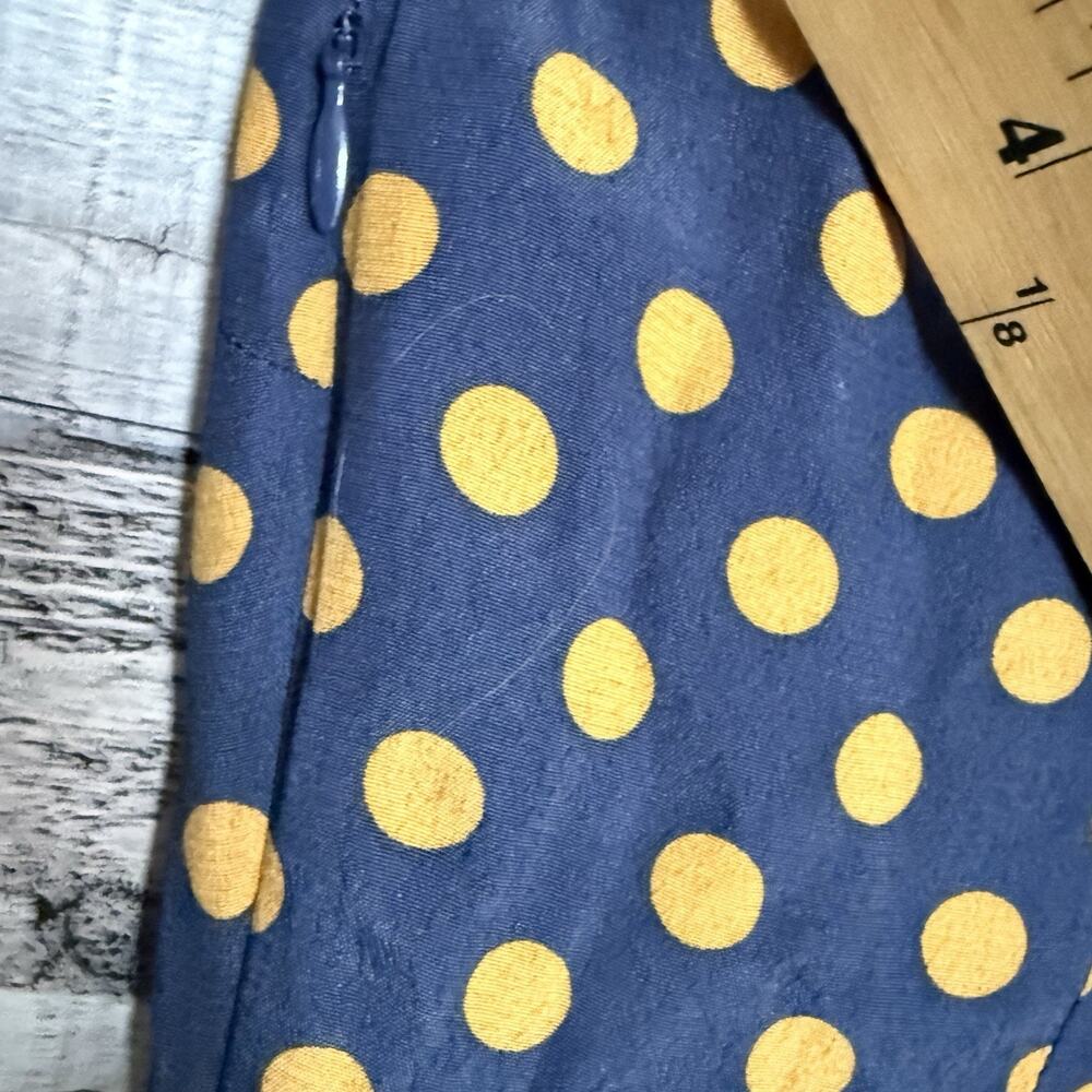 Boden Women's Colorblock Polka Dot Midi Dress Long Sleeve Blue 6L Boho - Picture 8 of 8